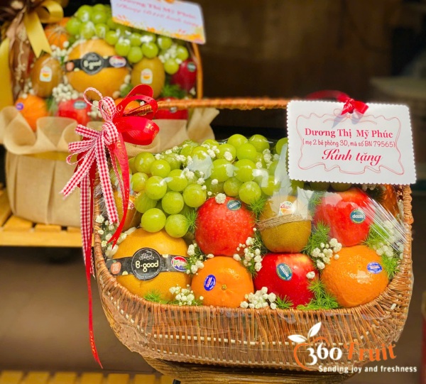 Giỏ trái cây khai trương - Đón lộc xanh