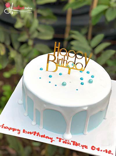 Bánh sinh nhật - Tình yêu màu xanh