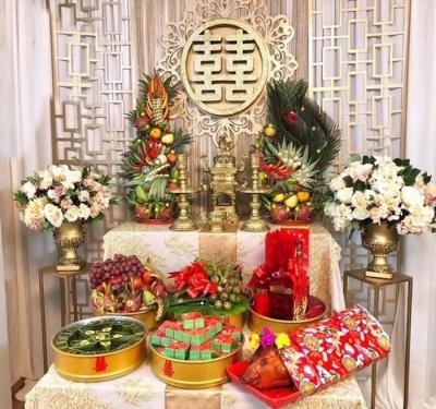 Cách Chưng Trái Cây Bàn Thờ Ngày Cưới Chuẩn Phong Thủy 3 Miền