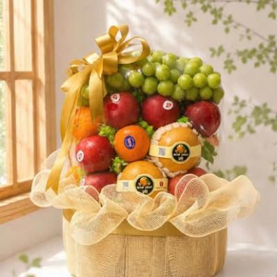 Giỏ trái cây biếu sếp nam bí quyết chọn giỏ trái cây sang trọng, tinh tế