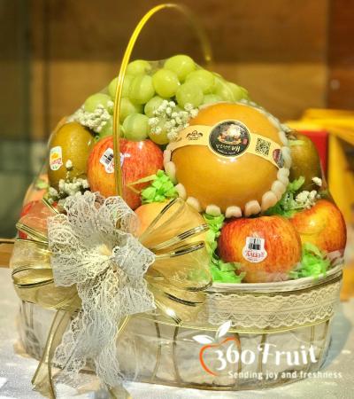 Giỏ trái cây đi Lễ Chùa, thắp hương - Tấm lòng thành kính gửi đến các bậc tiên linh