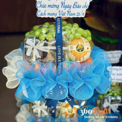 Giỏ trái cây mừng Ngày Báo chí Cách mạng Việt Nam 21/6