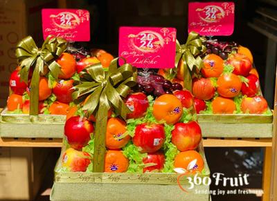 Giỏ trái cây tặng đối tác - Món quà gắn kết bền vững