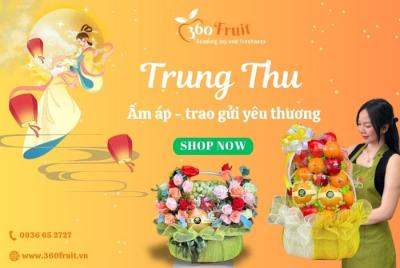 Giỏ trái cây trung thu đẹp nhất mùa trăng rằm