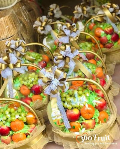 Hoa Khai Trương Vũng Tàu Đẹp  Giỏ Trái Cây Tươi Ngon - Giao Nhanh