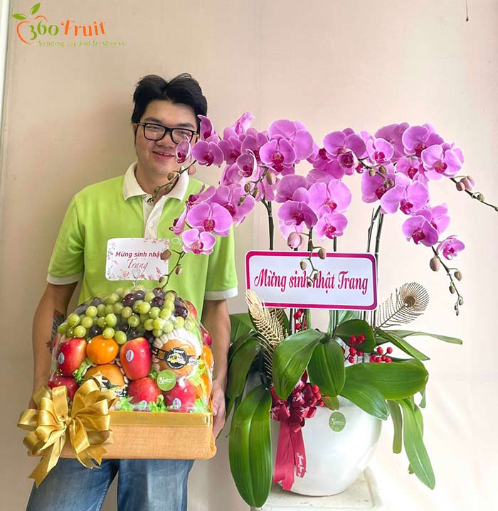 Đặt giỏ trái cây Hà Nội giá rẻ tại 360 Fruit 