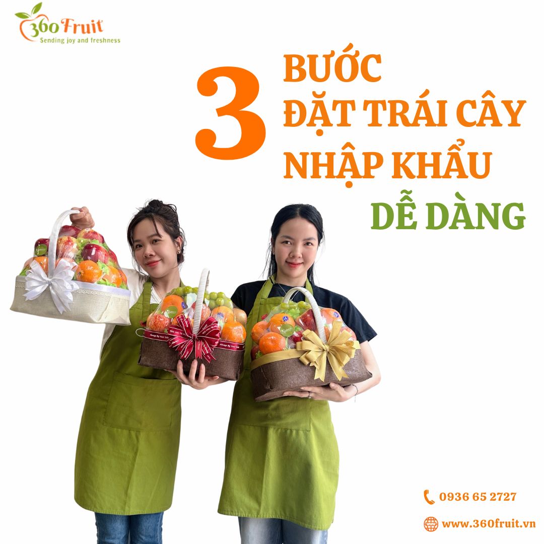 Đặt mua hoa quả ngoại dễ dàng tại shop trái cây nhập khẩu khu vực quận 10 