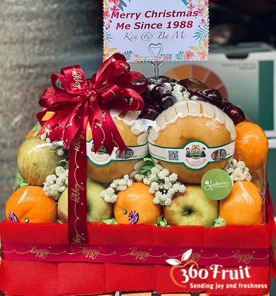 Cửa hàng giỏ trái cây nhập khẩu uy tín quận Thanh Khê, TP. Đà Nẵng