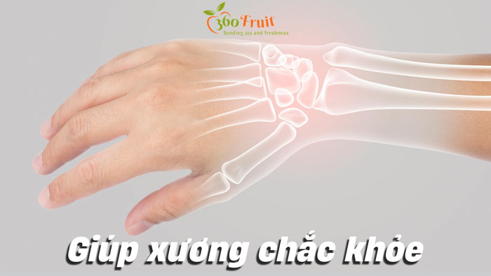 chuối tiêu giúp xương chắc khỏe