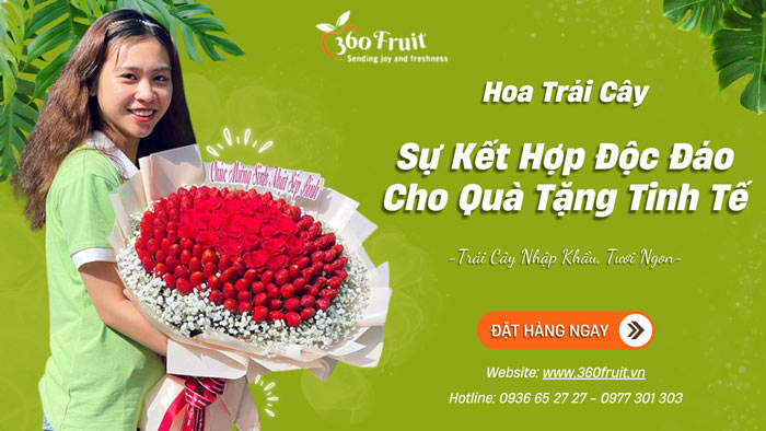 hoa trái cây - sự kết hợp độc đáo