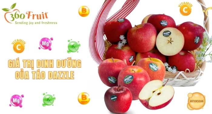 Táo Dazzle chứa nhiều dưỡng chất có lợi cho sức khỏe