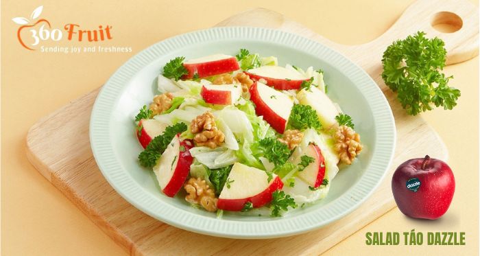 Món Salad táo Dazzle giàu chất xơ