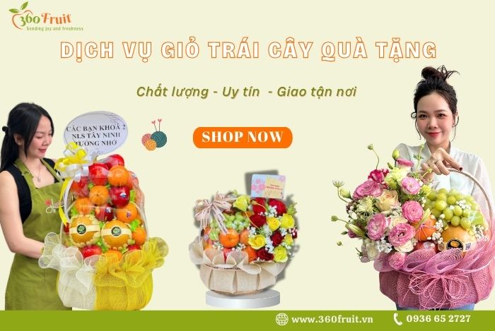Dịch vụ giao giỏ trái cây nhập chất lượng nhanh tại Phường Đông Hưng Thuận
