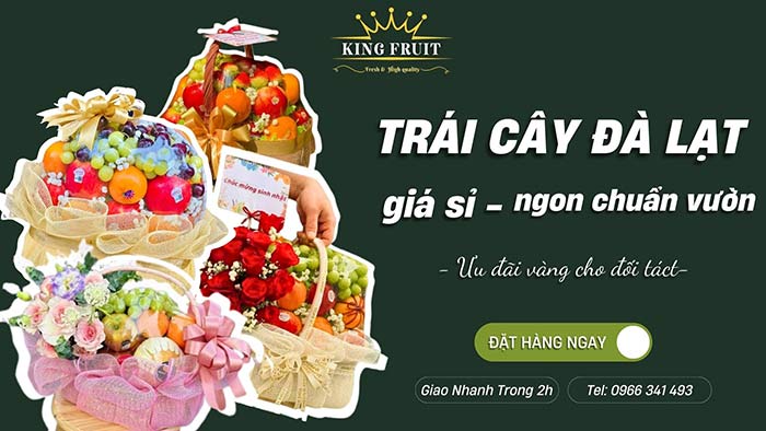 Shop trái cây Đà Lạt giá sỉ uy tín