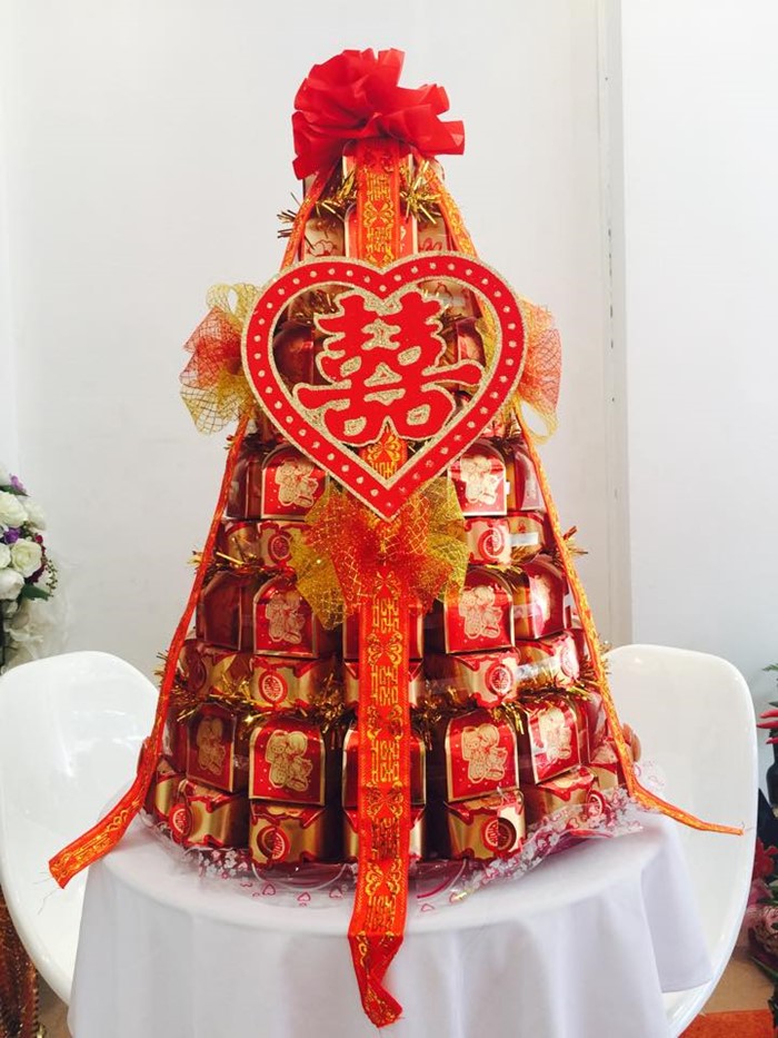 Tráp mứt và hạt sen trong lễ ăn hỏi
