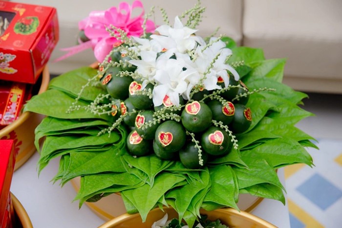 Tráp trầu cau trong lễ ăn hỏi