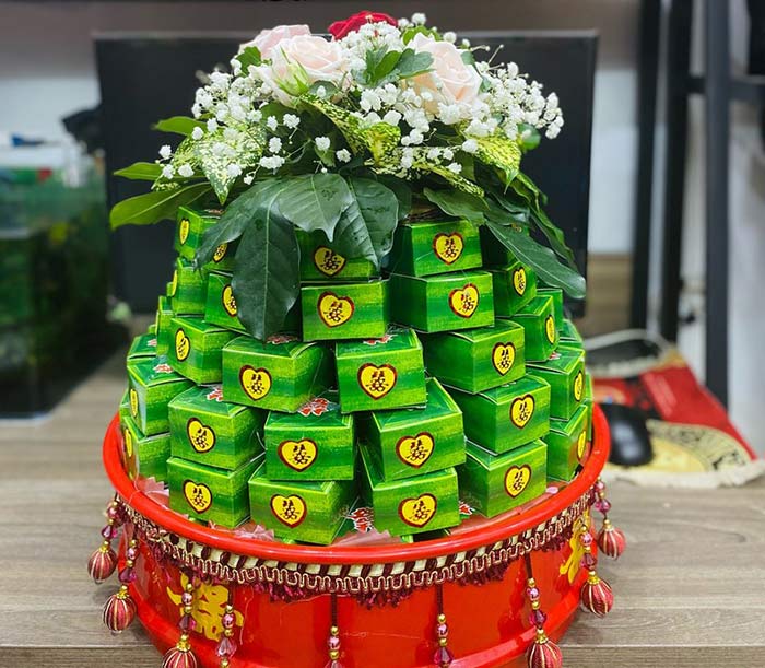 Tráp bánh xu xê dạm ngõ trọn gói giá rẻ 