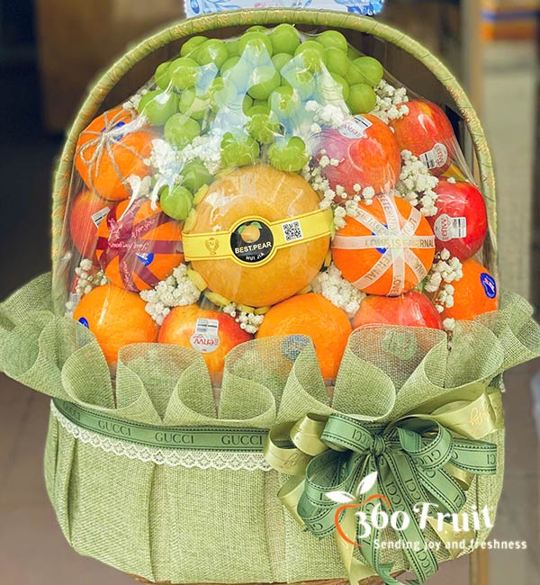 Giỏ trái cây - Tỷ sự may mắn