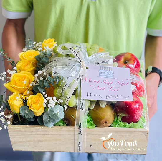 Hộp quà trái cây - Lời chúc sức khỏe