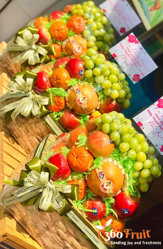 Shop giỏ trái cây quà tặng giá rẻ Hải Châu Tp Đà Nẵng