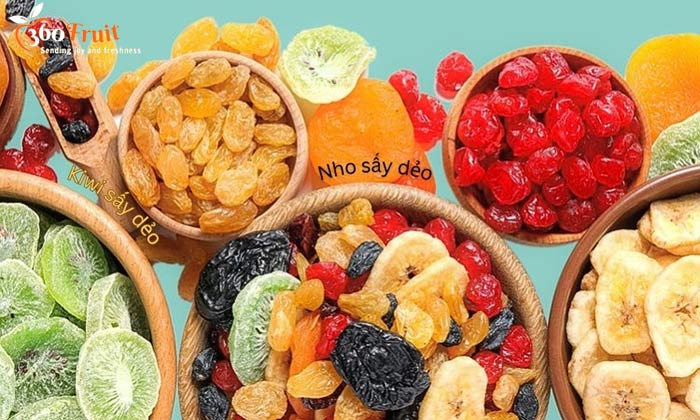 Trái cây sấy dẻo là sản phẩm được tạo ra từ hoa quả tươi, được sấy dưới nhiệt độ thấp 