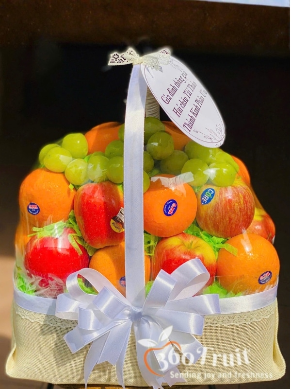 Giỏ trái cây - Vẹn tròn đạo hiếu