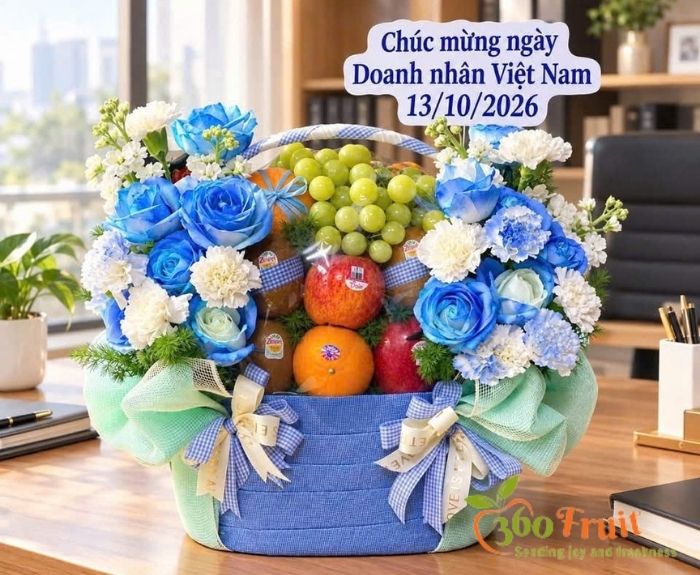 Giỏ Trái Cây Sinh Nhật - Tâm Ý Trọn Đầy