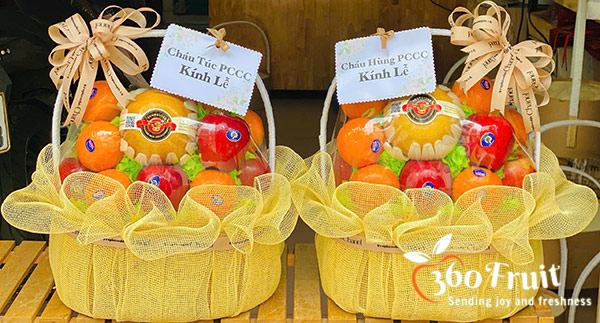 Giỏ trái cây - Lòng thành kính lễ