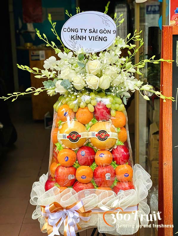 Giỏ trái cây - Thành tâm xin viếng