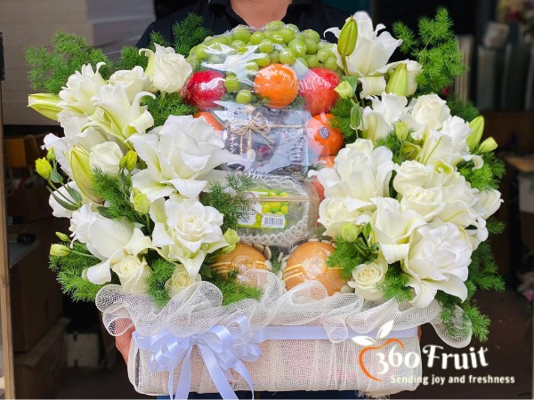 Giỏ trái cây chia buồn - Về với mây ngàn