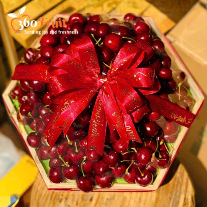 khay quà full cherry loại 1
