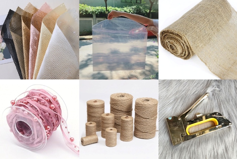 dụng cụ, vật liệu làm giỏ trái cây tại nhà