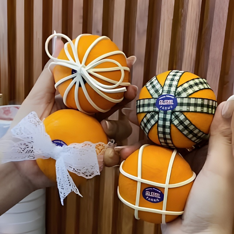 Trang trí điểm nhấn cho từng loại quả