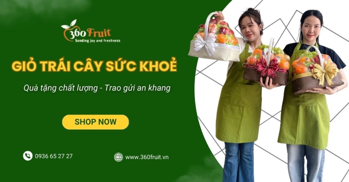 360 Fruit - Địa chỉ cung cấp giỏ trái cây chứa nhiều vitamin E 