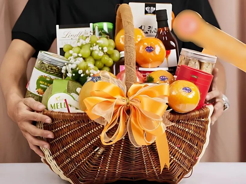 Giỏ quà trái cây đi hỏi vợ có hạt dinh dưỡng